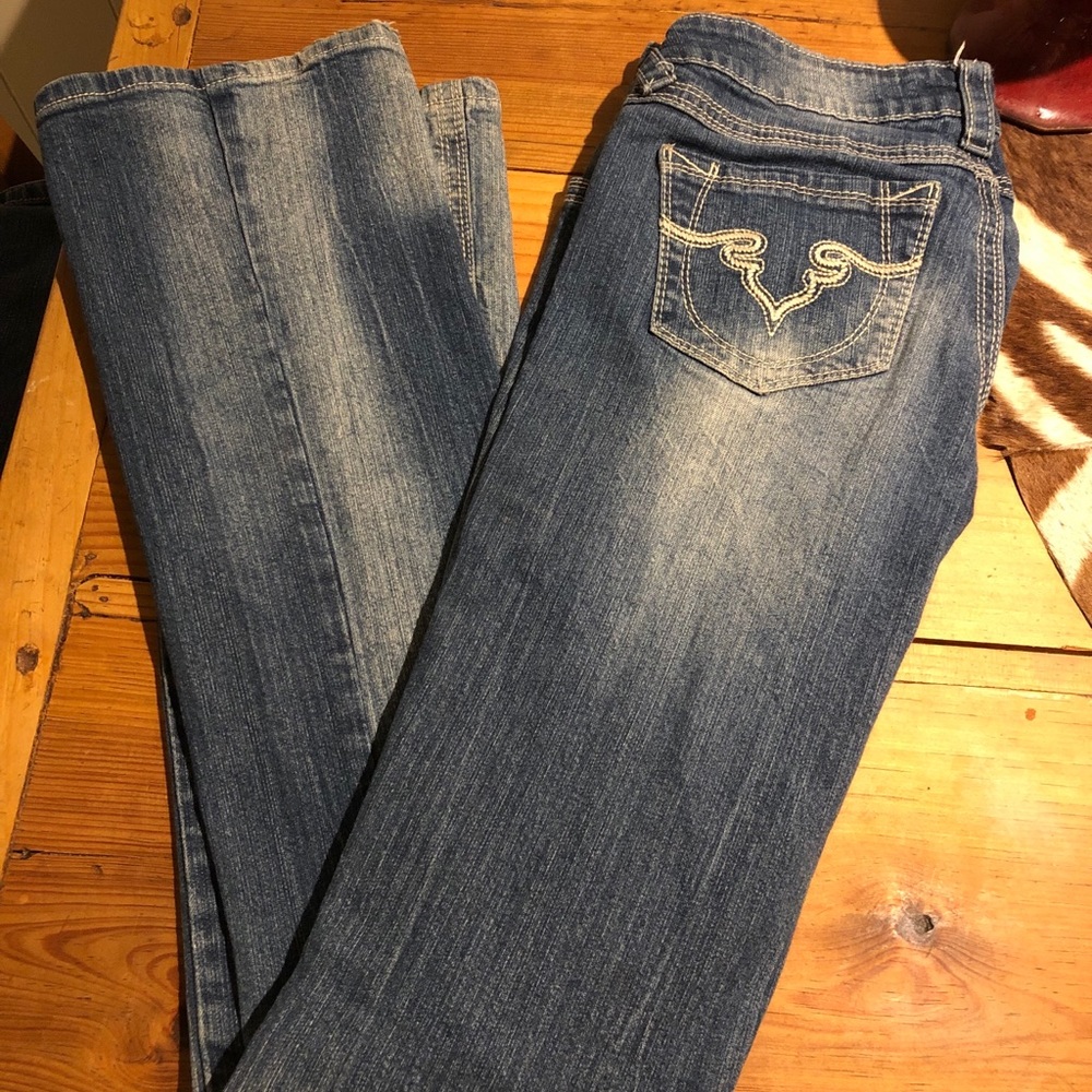 Long Boot Cut Jeans